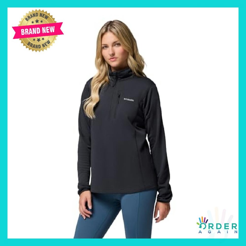 Grid Fleece Half Zip Pullover Active Performance … - image 4